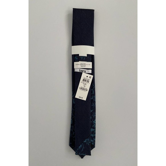 Bar III Men's Tie Blue Floral Print 3" x 60" NEW - Picture 3 of 5